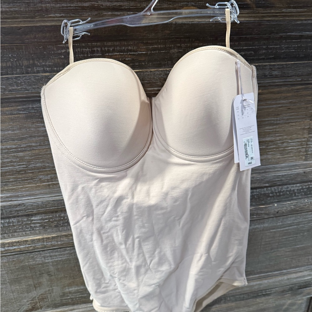 Ambrielle Strapless Shaping Bodysuit in Light Nude